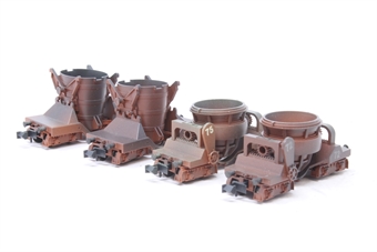 'Ore to Steel' Iron slag ladle car set