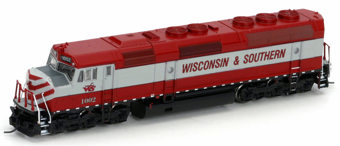 F45 EMD 1002 of the Wisconsin and Southern - digital sound fitted