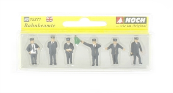 British railway staff - pack of 6