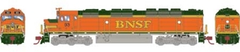 FP45 EMD 93 of the BNSF - digital sound fitted