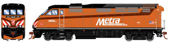 F59PHi EMD 405 of Chicago Metra - digital sound fitted