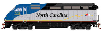 F59PHi EMD 1755 of the North Carolina DOT - digital sound fitted