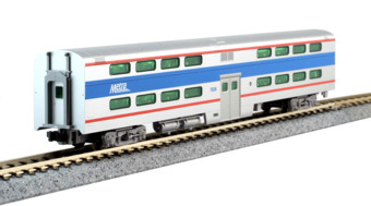 Nippon Sharyo Gallery Bi-Level coach of the Chicago Metra - aluminum 7836