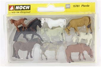 Horses x 9