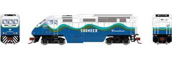 F59PHi EMD 901 of the Sounder