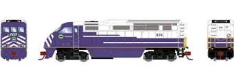 F59PHi EMD 874 of Metrolink - digital sound fitted