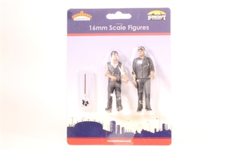 Fireman and Driver - painted figures
