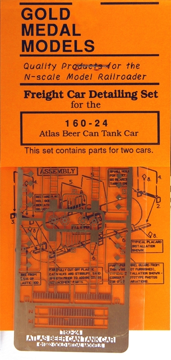 Atlas Beer Can Tank Car Detailing Set