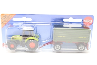 Claas Ares ATZ 697 Tractor with fortuna trailer