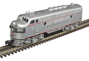 F3A EMD Phase 2 99612A of the Burlington - powered