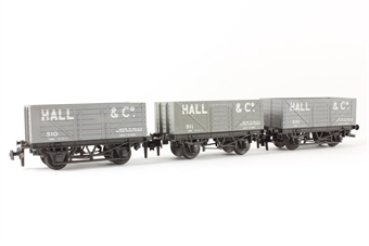 7-Plank Wagon - 'Hall & Co.' - Pack of 3 in plain box