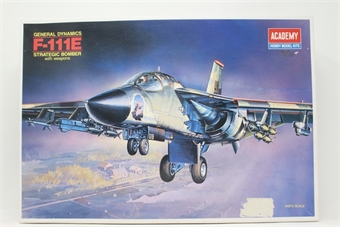 General Dynamics F-111E Strategic Bomber with weapons