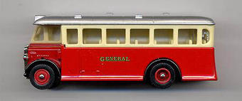 AEC Regal 1930's Single Decker Bus "London General" Red
