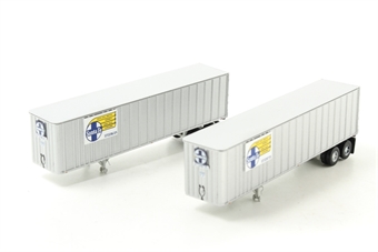 40' Fruehauf Z-van trailers - 'Santa Fe' (pack of two)