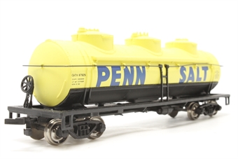 40' 3-dome tank car - 'Penn Salt'