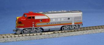 F7A EMD 300 of the Santa Fe - digital fitted