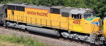 SD70M EMD 4015 of the Union Pacific - digital fitted