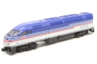 MP36PH MPI V51 of the Virginia Railway Express