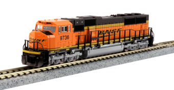 SD70MAC EMD 9736 of the BNSF - digital fitted