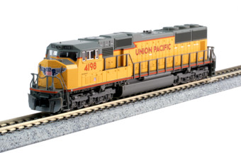 SD70M EMD 4198 of the Union Pacific - digital sound fitted