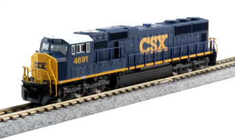 SD70M EMD 4691 of CSX - digital fitted