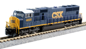 SD70M EMD 4691 of CSX - digital sound fitted