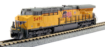 ES44AC GE 5380 of the Union Pacific - digital sound fitted