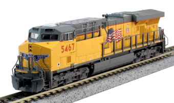 ES44AC GE 5467 of the Union Pacific - digital fitted
