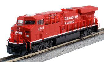 ES44AC GE 8743 of the Canadian Pacific - digital fitted