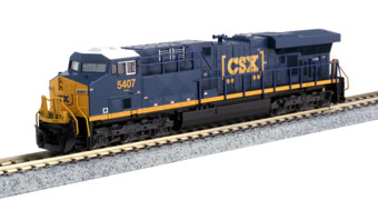 ES44DC GE 5407 of CSX - digital fitted