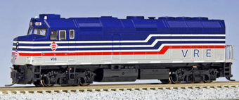 F40PH EMD V36 of the Virginia Railway Express
