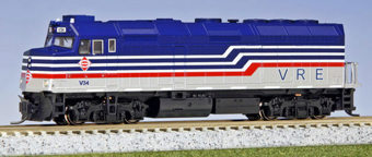 F40PH EMD V34 of the Virginia Railway Express