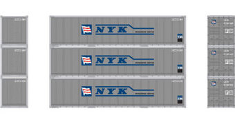 40' Smooth Side Containers NYK - pack of 3