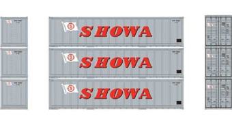 40' Smooth Side Containers SHOWA - pack of 3