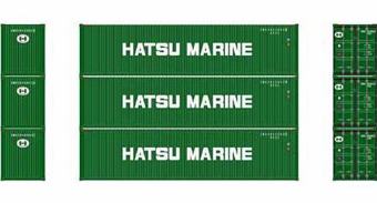 40' High-Cube Containers Hatsu Marine - pack of 3