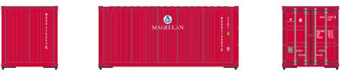 20' Corrugated Containers Magellan - pack of 3