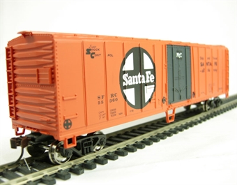 50ft steel reefer wagon of the Santa Fe Railroad