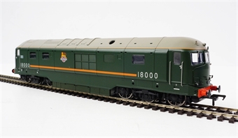 Gas Turbine prototype 18000 in BR green with early emblem - Limited Edition for Rails of Sheffield