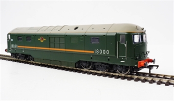 Gas Turbine prototype 18000 in BR green with late crest - Limited Edition for Rails of Sheffield