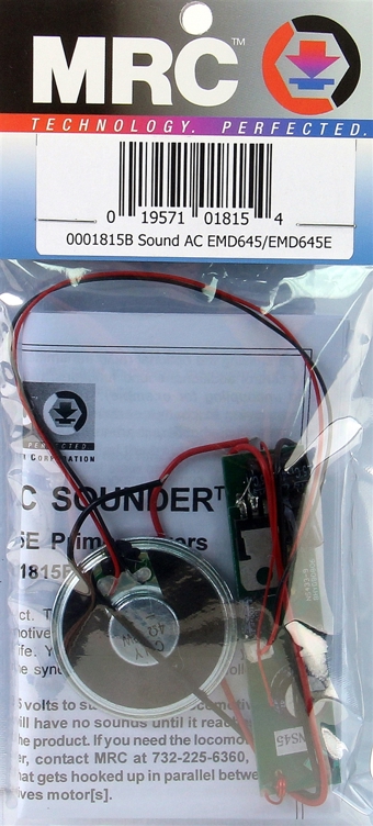 Diesel AC Sounder for EMD645/EMD645E