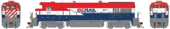 B36-7 GE 3607 of the British Columbia - digital sound fitted