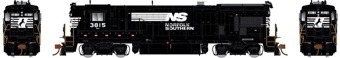 High Nose B36-7 Norfolk Southern #3815 - digital sound fitted