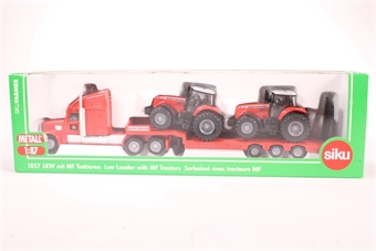Low Loader with Massey Ferguson Tractors