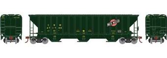54' Pullman-Standard covered hopper in Chicago & North Western Green #471700