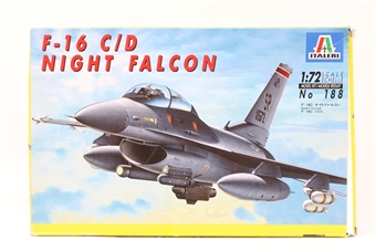 F-16 C/D Night Falcon with USAF, Netherlands and Spanish AF marking transfers