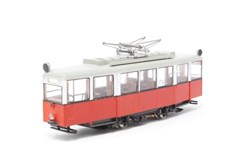 Motorised Tram in Red & White