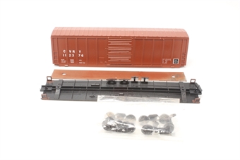 50' PS ribbed-side boxcar - undecorated
