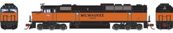 FP45 EMD 4 of the Milwaukee Road - digital sound fitted