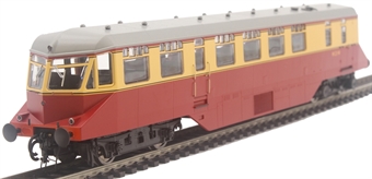 GWR AEC diesel railcar W21W in BR crimson and cream with grey roof