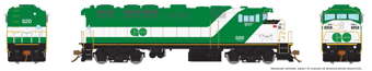 F59PH EMD 520 of the GO Transit - digital sound fitted